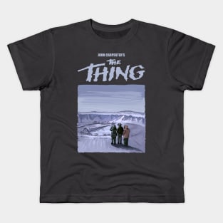 The Thing movie illustration Kids T-Shirt